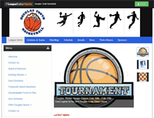 Tablet Screenshot of douglasyouthbasketball.com